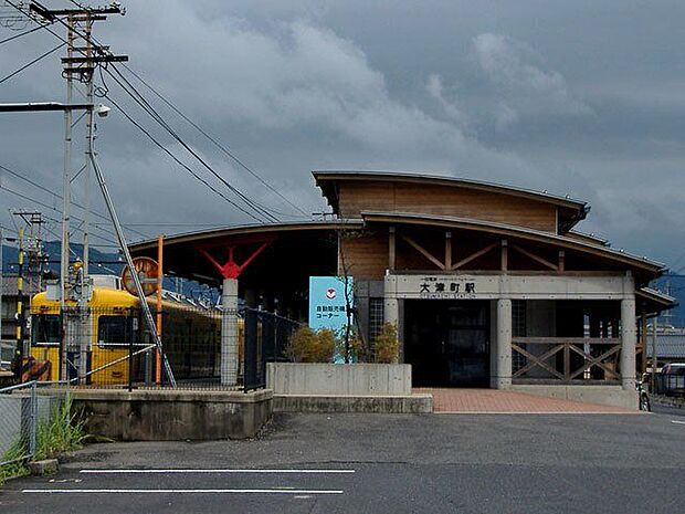 一畑電鉄北松江線大津町駅 730m