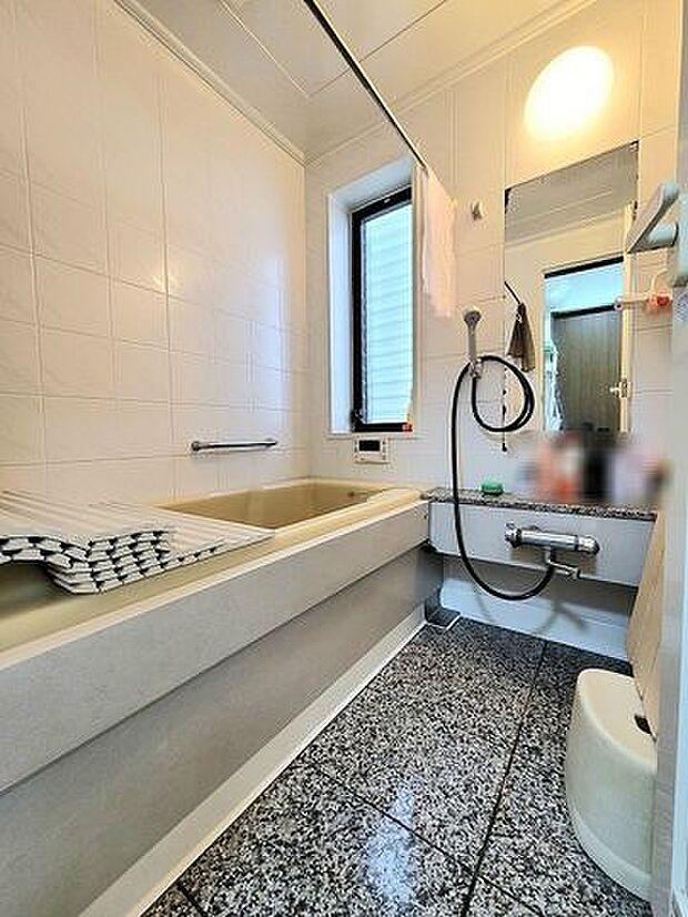 ゆったりとしたバスタブの浴室です