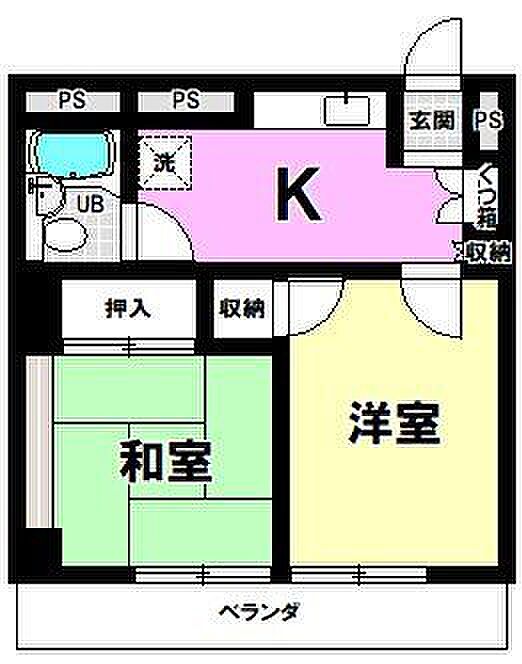 チサンマンション宮崎(2K) 4階の内観
