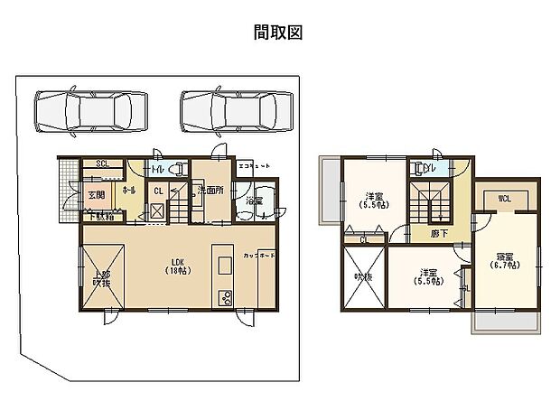 ３LDK・設備充実・全床暖房