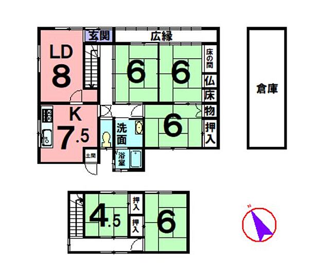 加東市東実(5LDK)の内観