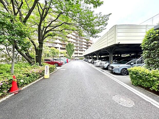 お車をお持ちの方に駐車スペースを確保しました。駐車可能な車種や空き状況は管理会社にご確認ください。