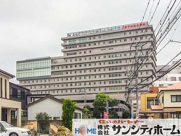 上尾中央総合病院 撮影日(2022-08-22) 160m