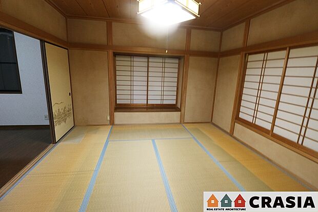 2階8帖の和室です。畳は部屋の湿度を自然に調整して快適な空間にしてくれますよ（2023年8月撮影）