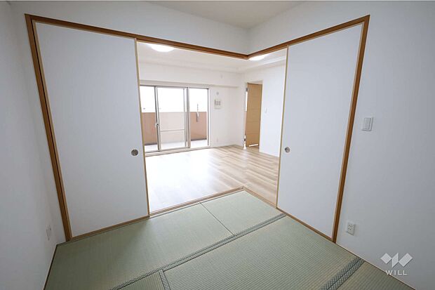 和室6帖［2024年5月1日撮影］襖を開ければリビングと空間がつながりより広く感じられます。