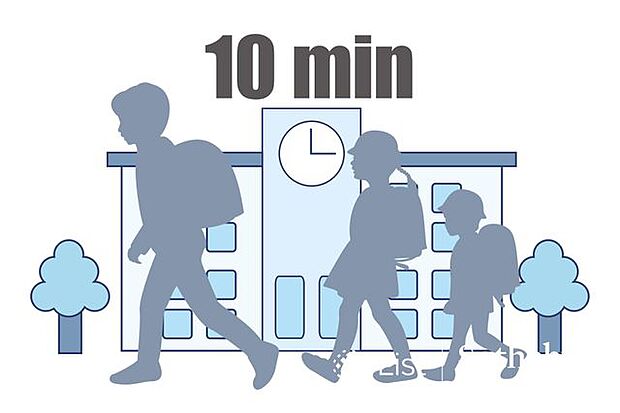 ■小学校まで徒歩10分以内になります！お子様が安心してお家から通える為子育て世代にもおすすめのお住まいです！