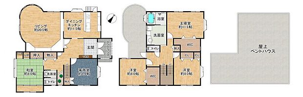 名古屋市守山区大字上志段味字東谷(5LDK)の内観