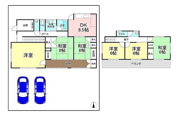 中古戸建　岐阜市古市場(6DK)の内観