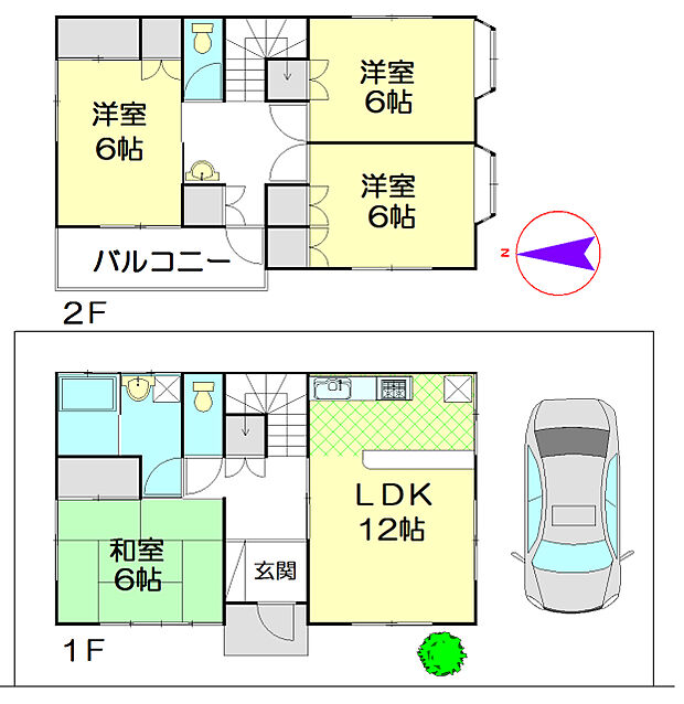 春日部市南４丁目戸建　賃貸中の為内見は7月下旬以降(4LDK)の内観