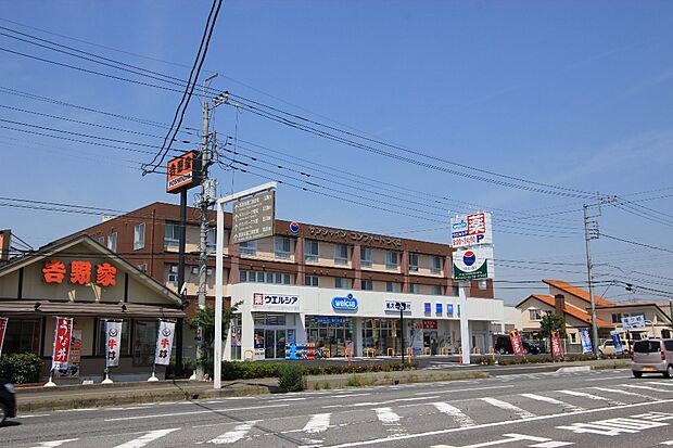 ウエルシアつくば谷田部店（870m）