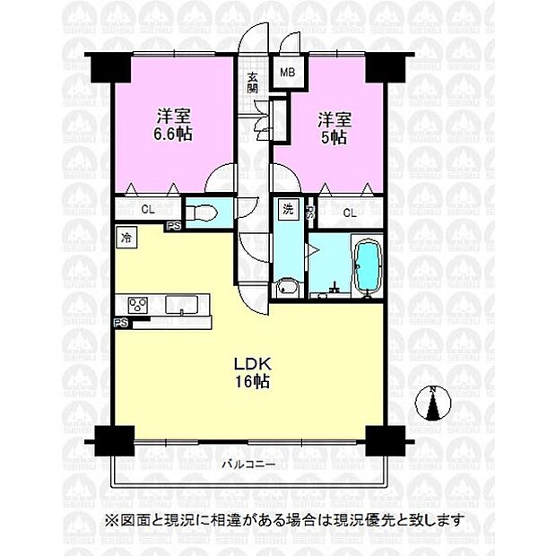 ハイホーム立川の間取り