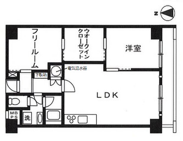 チサンマンション新大阪10番館(2LDK) 3階の間取り図