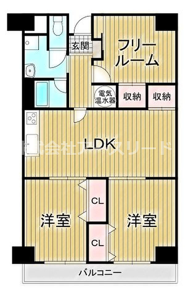 チサンマンション新大阪10番館(2SLDK) 8階の間取り図