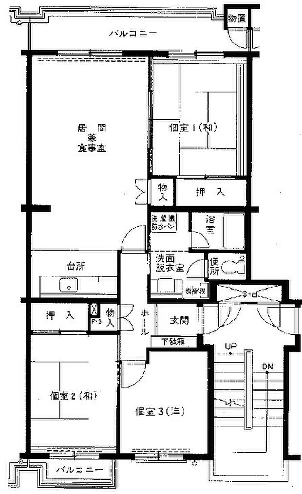 金沢シーサイドタウン並木１丁目１２−２号棟(3LDK) 4階の内観
