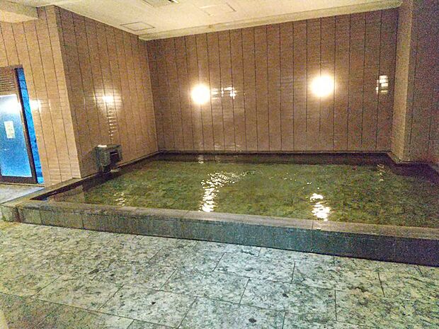 【温泉大浴場】熱海の熱い温泉がレジデンスにいながら楽しめます。