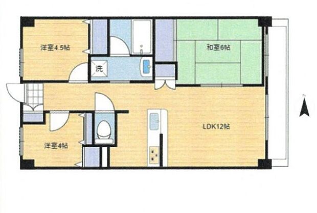 ロイヤルステージ東所沢II(3LDK) 2階/205号室の内観