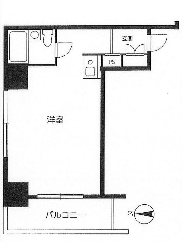 プラザ中野(1R) 9階の内観