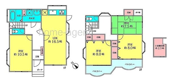 建物38坪　ゆったりした間取りです