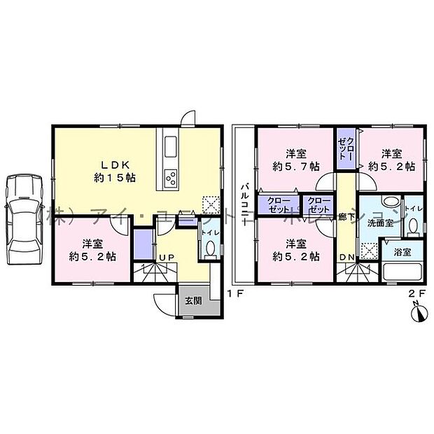 市川市本北方2丁目　中古戸建(4LDK)の内観