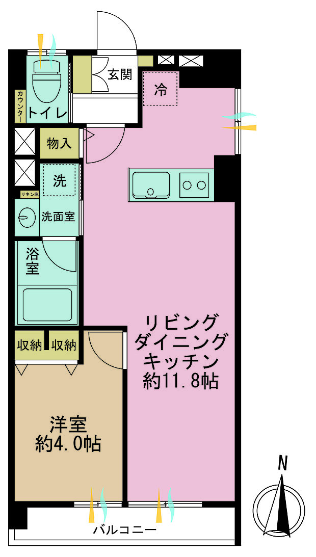 三田マンション(2LDK) 1階の内観