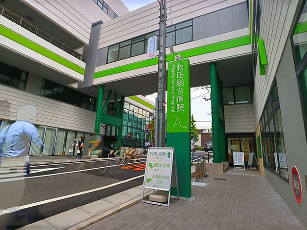 牧田総合病院　約750m