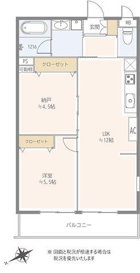 ＭＡＣ北戸田コート(1SLDK) 2階/205の間取り図