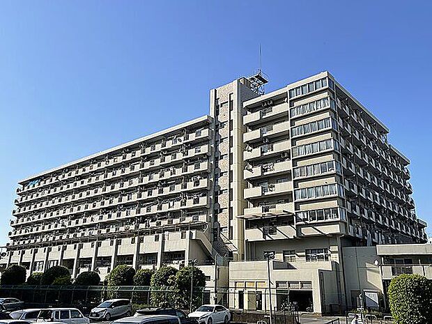 東武鉄道亀戸線【東あずま駅】徒歩2分の駅近マンション。総戸数163戸のビッグコミュニティで、1階にはスーパーなど多種商店が並びます。