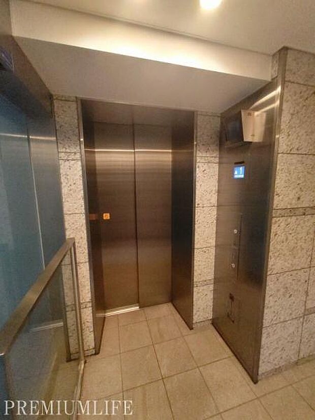 エレベーターがあるので、荷物が重くても安心です。