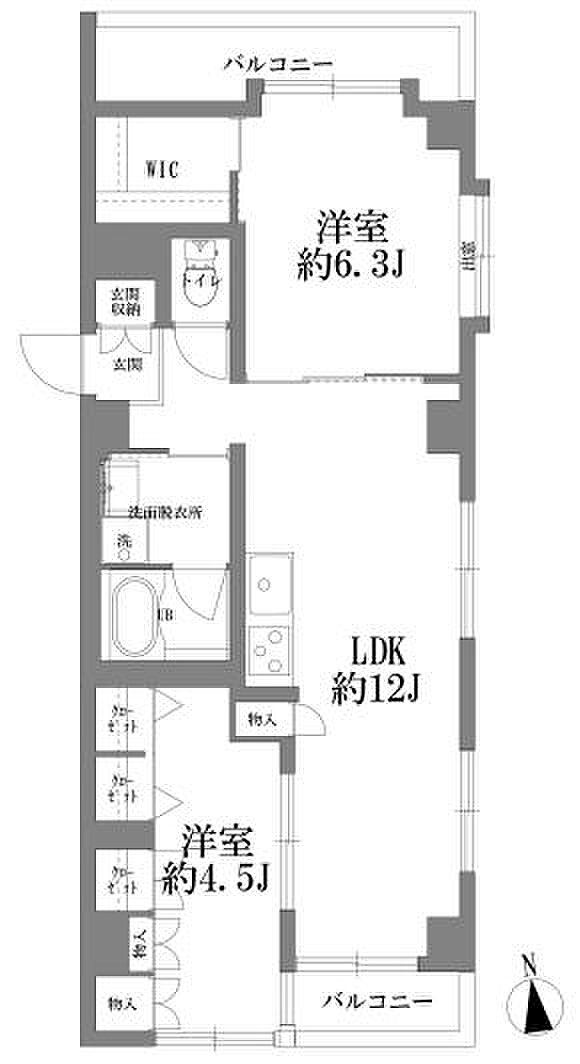 ストーク東神田(2LDK) 4階の内観