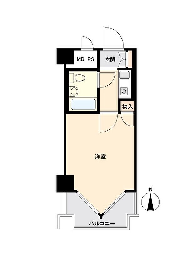 ライオンズマンション京都三条第2(1K) 4階の内観