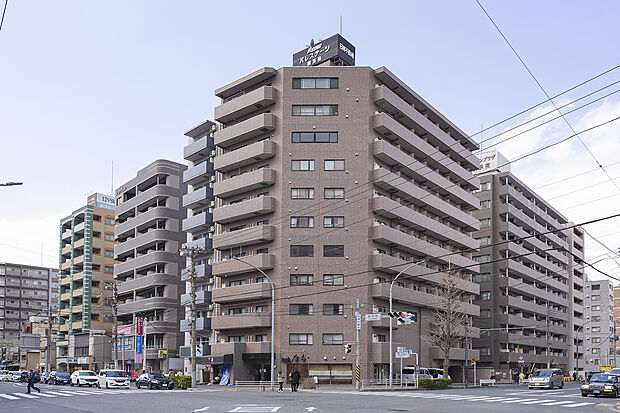 2駅2路線利用可能でアクセス良好。重厚感溢れるマンション「日神パレステージ横浜南」の一室です。