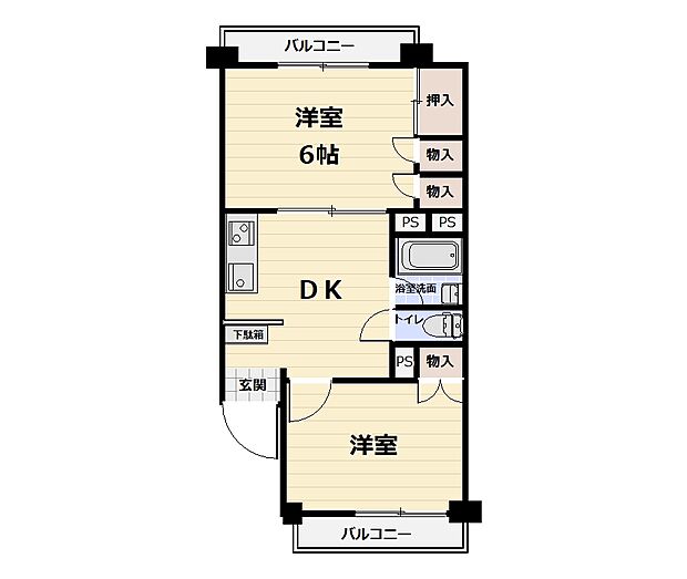 青戸ローヤルコーポの間取り