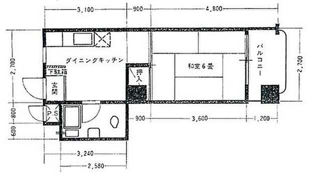 ワコー第9梅田マンション(1DK) 4階/402の内観