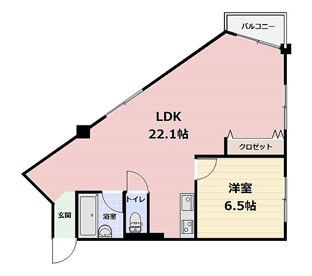 新宿ナショナルコート(1LDK) 7階/707の内観