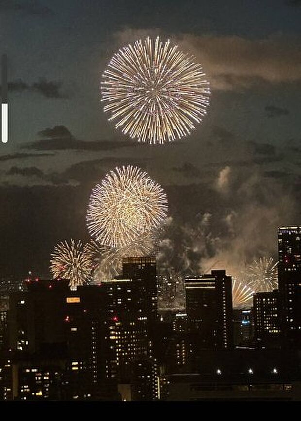 【物件からの展望】夏には淀川花火大会の鑑賞も可能です☆