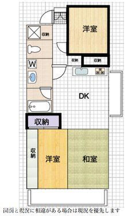 秀和第7行徳レジデンス(3DK) 7階の間取り図