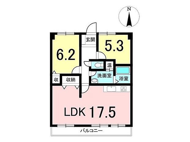 アコールマンション平田(2LDK) 4階の内観