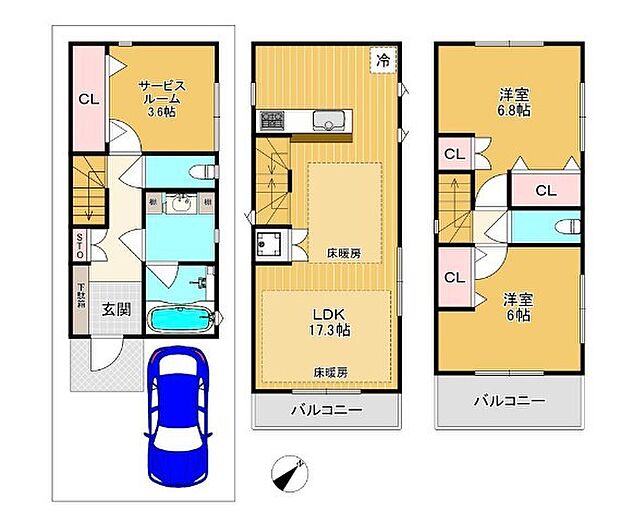 豊島区西巣鴨1丁目　中古戸建(2SLDK)の内観