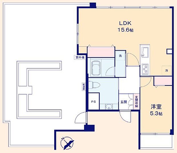 ライオンズマンション神楽坂(1LDK) 12階の内観