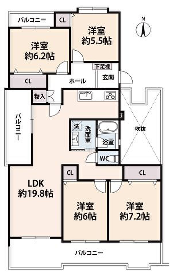 間取図　※現況を優先とします。