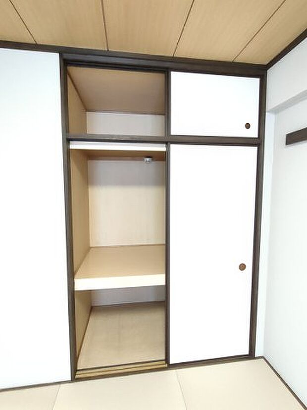 ・Japanese-style　room　和室は布団もらくらく収納できる押入付きです。
