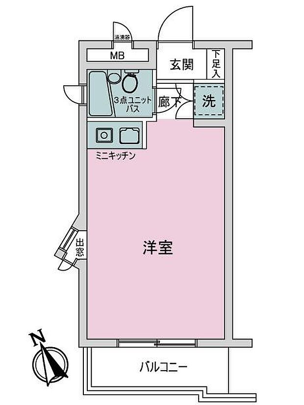 ライオンズマンション下総中山第弐(1R) 2階の内観