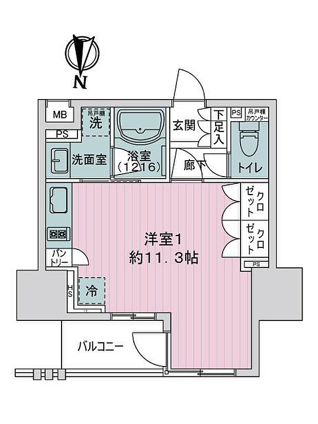 オープンレジデンシア名古屋栄(1R) 8階の内観