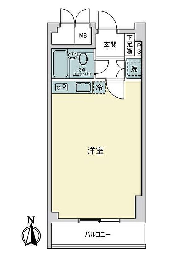 チサンマンション栄リバーパーク(1R) 11階の内観
