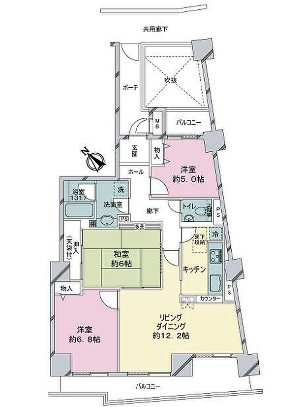 ベイシティ大阪センタープラザ(3LDK) 10階の内観