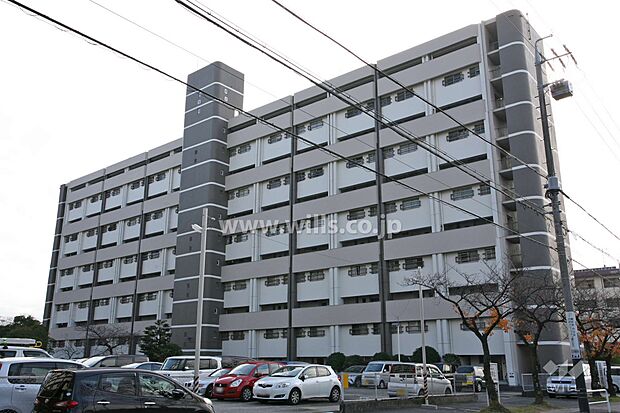 天白第三住宅2号棟の外観。総戸数250戸の大規模マンション、名古屋市住宅供給公社分譲です！