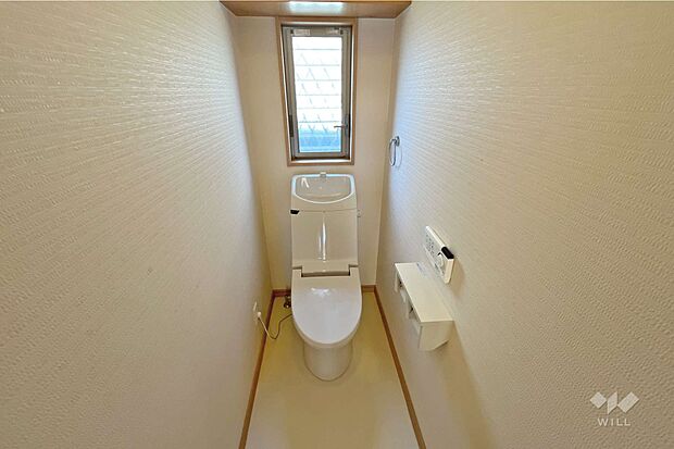トイレは1階と2階に2箇所あり、ご家族の多い方にとって忙しい朝でも混み合いにくいです！