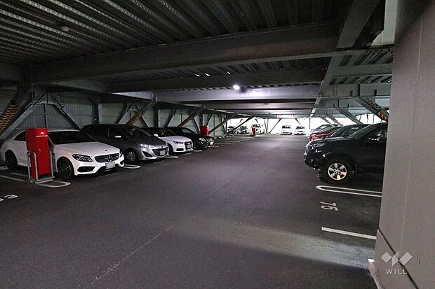 駐車場は平面式です。