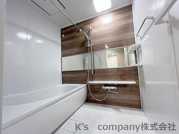 清潔感のある落ち着いた雰囲気の浴室☆