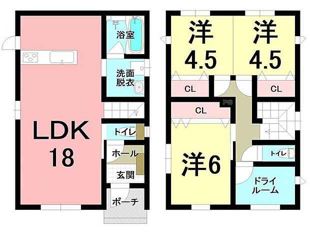 中古戸建　玉里団地2丁目　未入居(3LDK)の内観